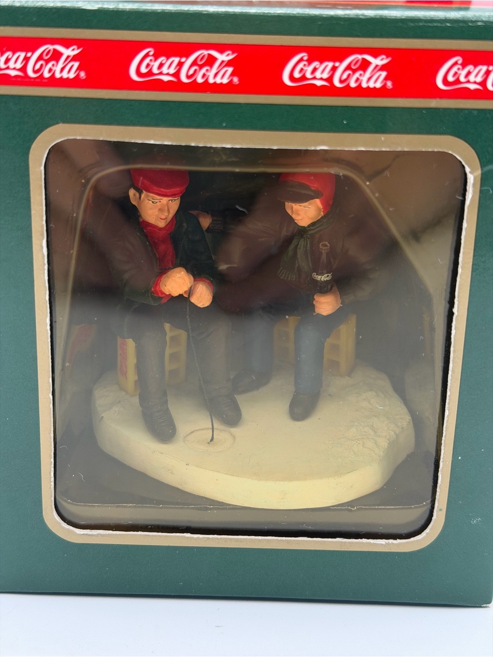 Vintage Coca-Cola Town Square Collection Gone Fishing #64315 - Brand New - Picture 2 of 10